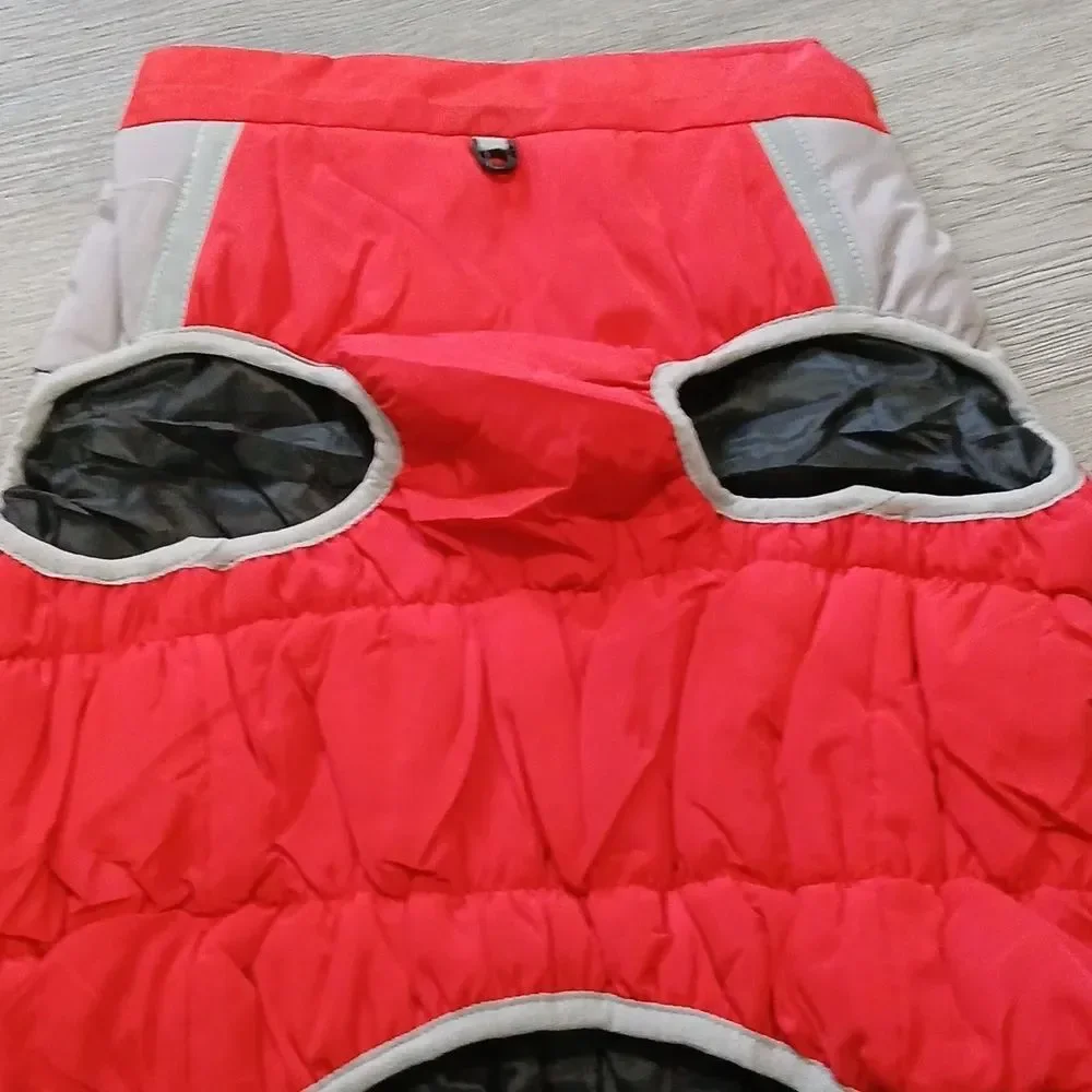 Dog Winter Coat Jacket Waterproof Warm Outfit Reflective Design SZ 4XL NIP